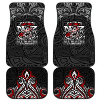 All Black NZL Rugby Champions Car Mats Maori Warrior