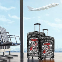 All Black NZL Rugby Champions Luggage Cover Maori Warrior