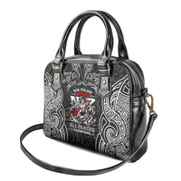 All Black NZL Rugby Champions Shoulder Handbag Maori Warrior