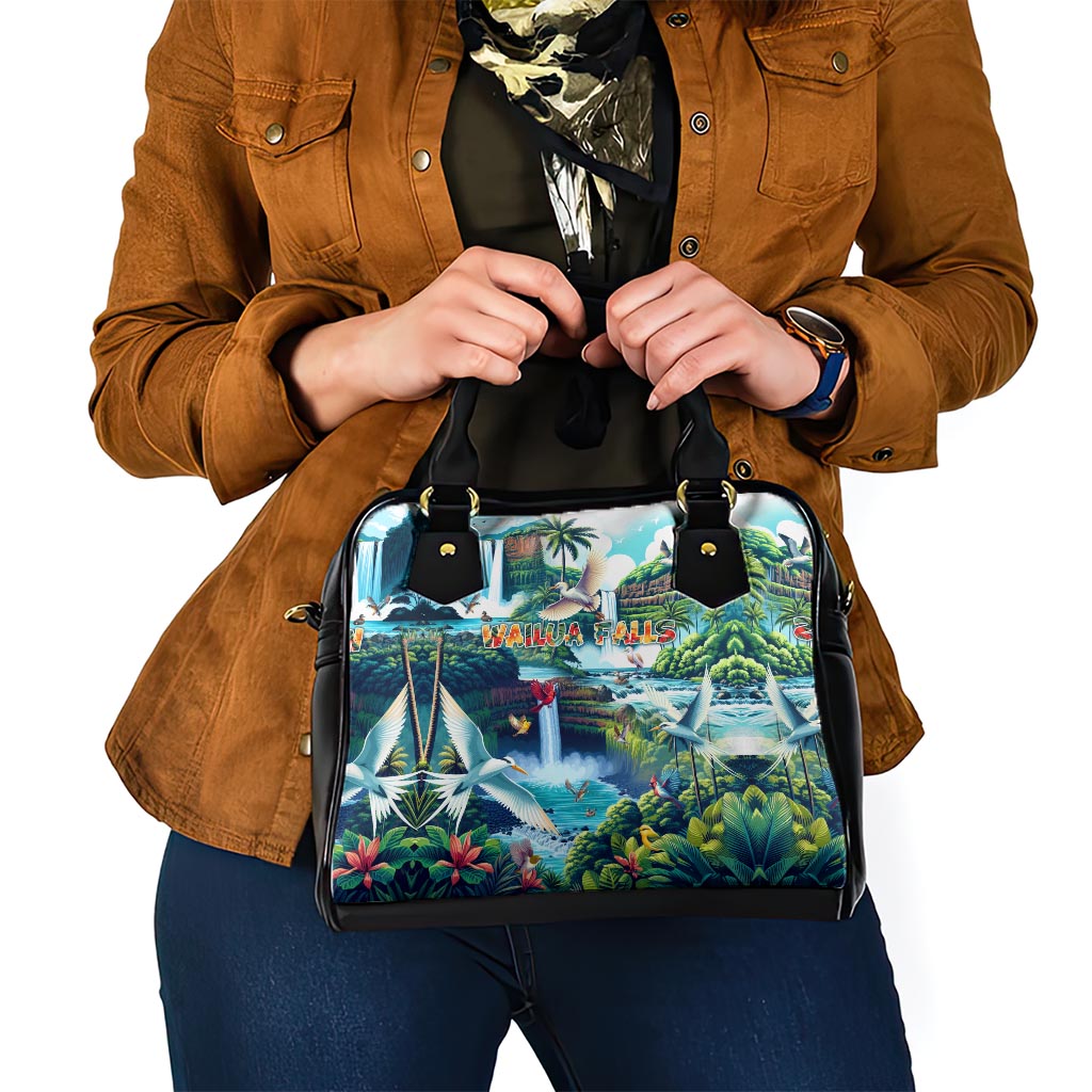 Wailua Falls Hawaii Shoulder Handbag Kauai Natural Beauty
