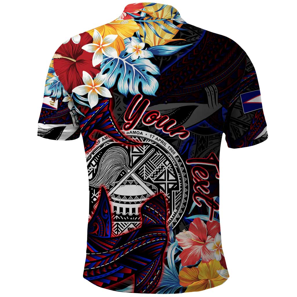 Personalized Amelika Samoa Sharks Polynesia Polo Shirt American Samoa