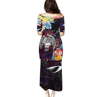 Personalized Amelika Samoa Sharks Polynesia Puletasi American Samoa