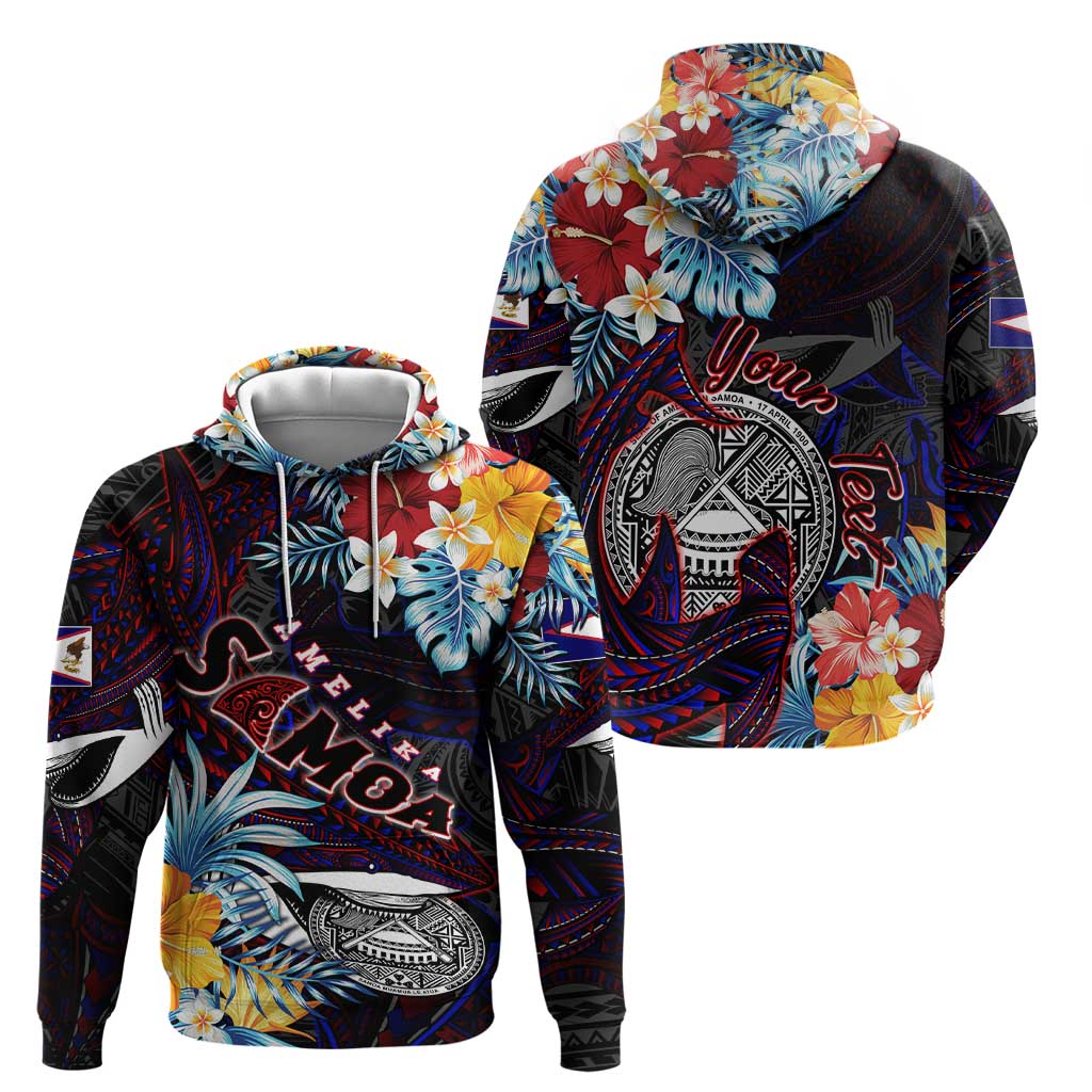 Personalized Amelika Samoa Sharks Polynesia Zip Hoodie American Samoa DT02 - Polynesian Pride