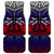 Personalized American Samoa Flag Car Mats Eagles Polynesian Art