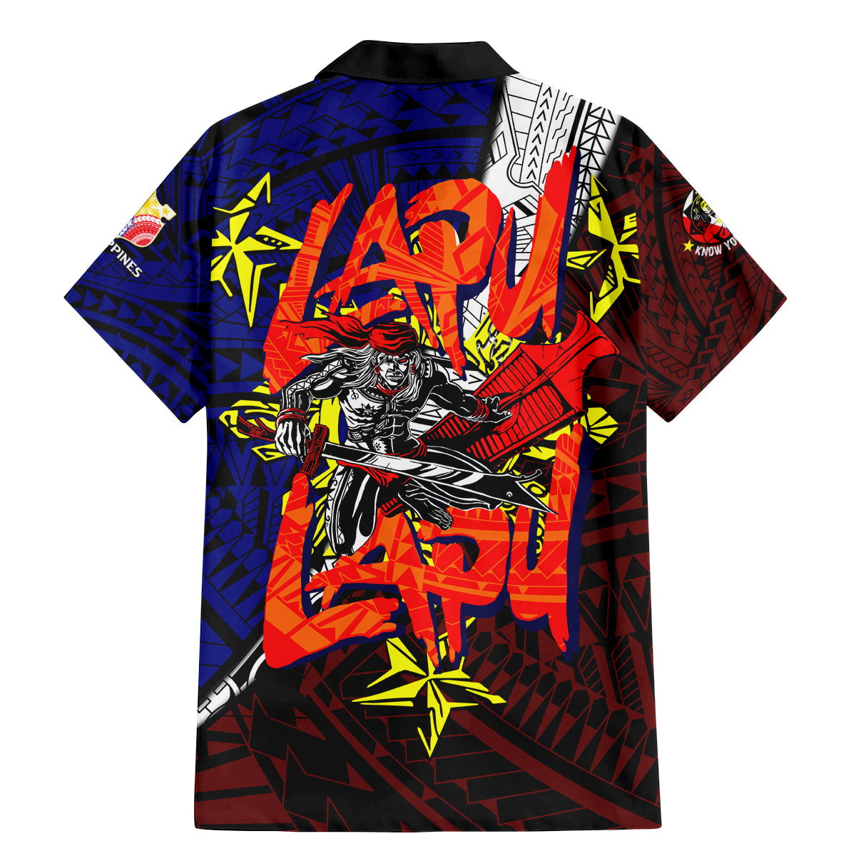 Philippines Lapu Lapu Family Matching Mermaid Dress and Hawaiian Shirt Chief Filipino Tattoo DT02 - Polynesian Pride