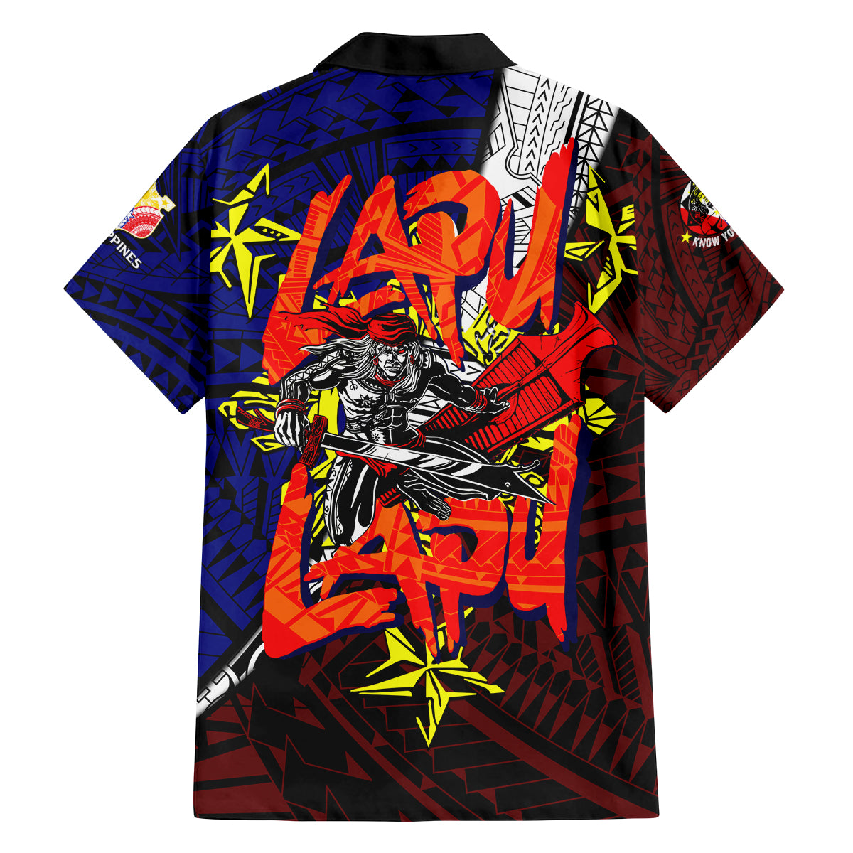 Philippines Lapu Lapu Family Matching Puletasi Dress and Hawaiian Shirt Chief Filipino Tattoo DT02 - Polynesian Pride