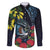 New Zealand Tui Bird Family Matching Mermaid Dress and Hawaiian Shirt Maori Koru Mix Pohutukawa