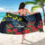 New Zealand Tui Bird Sarong Maori Koru Mix Pohutukawa