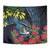 New Zealand Tui Bird Tapestry Maori Koru Mix Pohutukawa