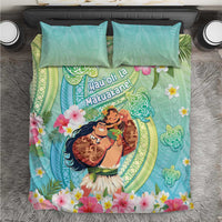 Hawaii Father's Day Bedding Set Happy Father And Child