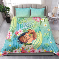 Hawaii Father's Day Bedding Set Happy Father And Child