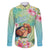 Personalised Hawaii Father's Day Family Matching Mermaid Dress and Hawaiian Shirt Happy Father And Child