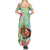 Personalised Hawaii Father's Day Family Matching Summer Maxi Dress and Hawaiian Shirt Happy Father And Child
