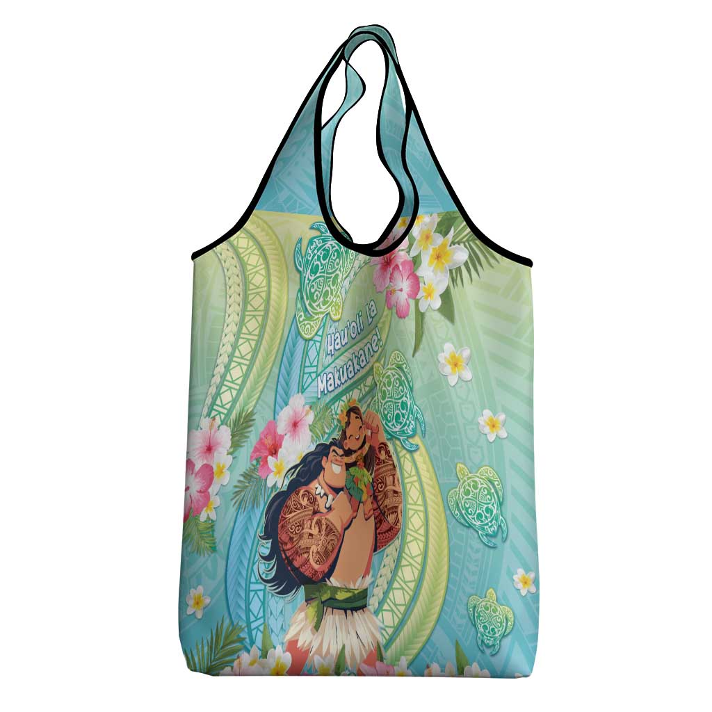 Hawaii Father's Day Grocery Bag Happy Father And Child