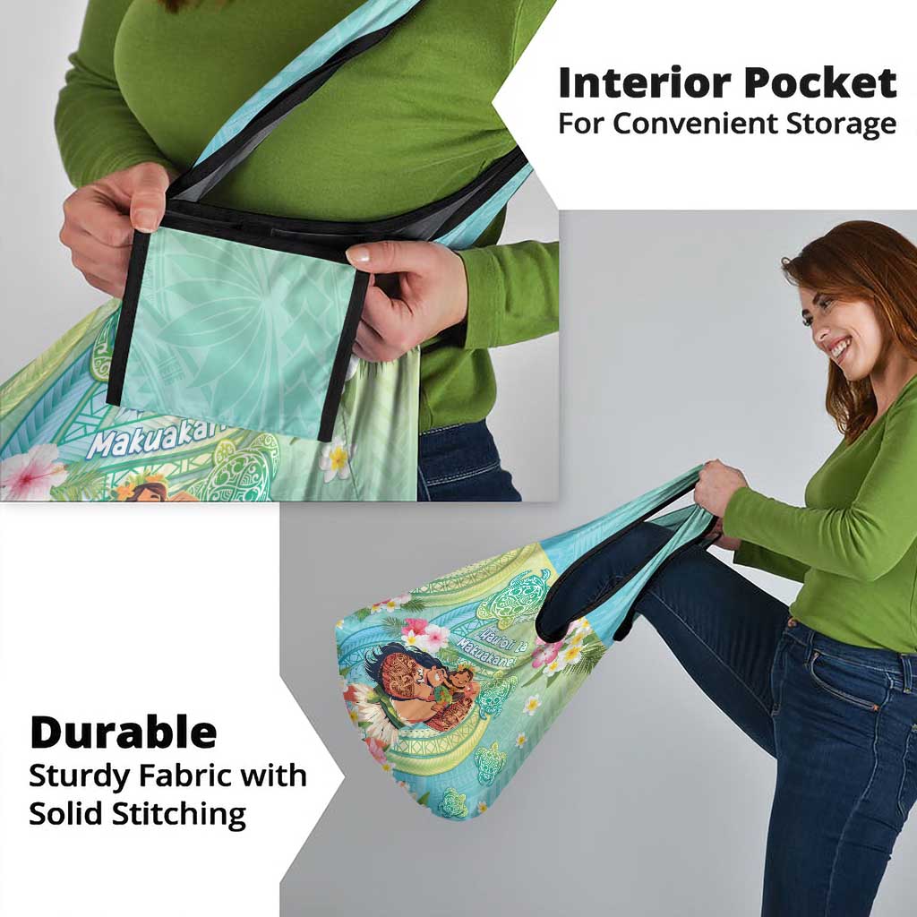 Hawaii Father's Day Grocery Bag Happy Father And Child