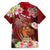 Personalised New Zealand Father's Day Family Matching Summer Maxi Dress and Hawaiian Shirt Happy Father And Child