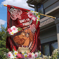 New Zealand Father's Day Garden Flag Happy Father And Child