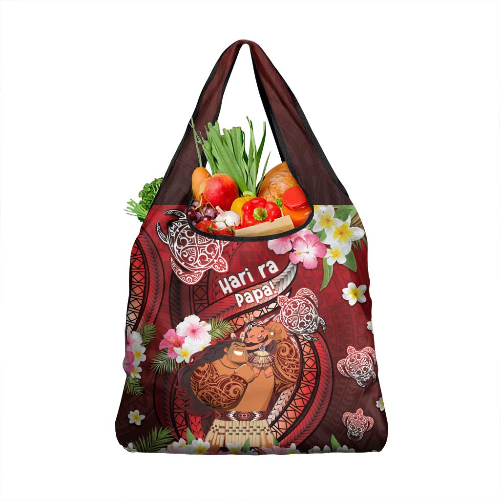 New Zealand Father's Day Grocery Bag Happy Father And Child