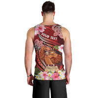 Personalised New Zealand Father's Day Men Tank Top Happy Father And Child
