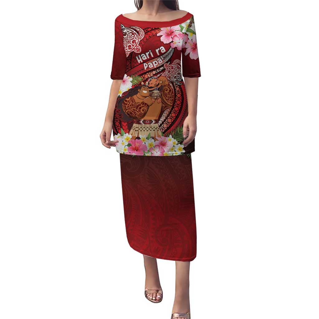 Personalised New Zealand Father's Day Puletasi Happy Father And Child