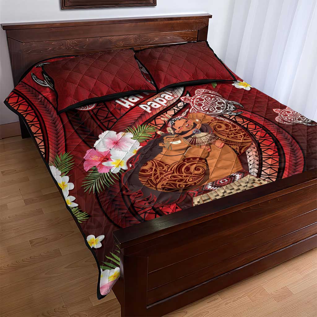 New Zealand Father's Day Quilt Bed Set Happy Father And Child