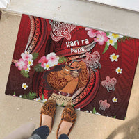 New Zealand Father's Day Rubber Doormat Happy Father And Child