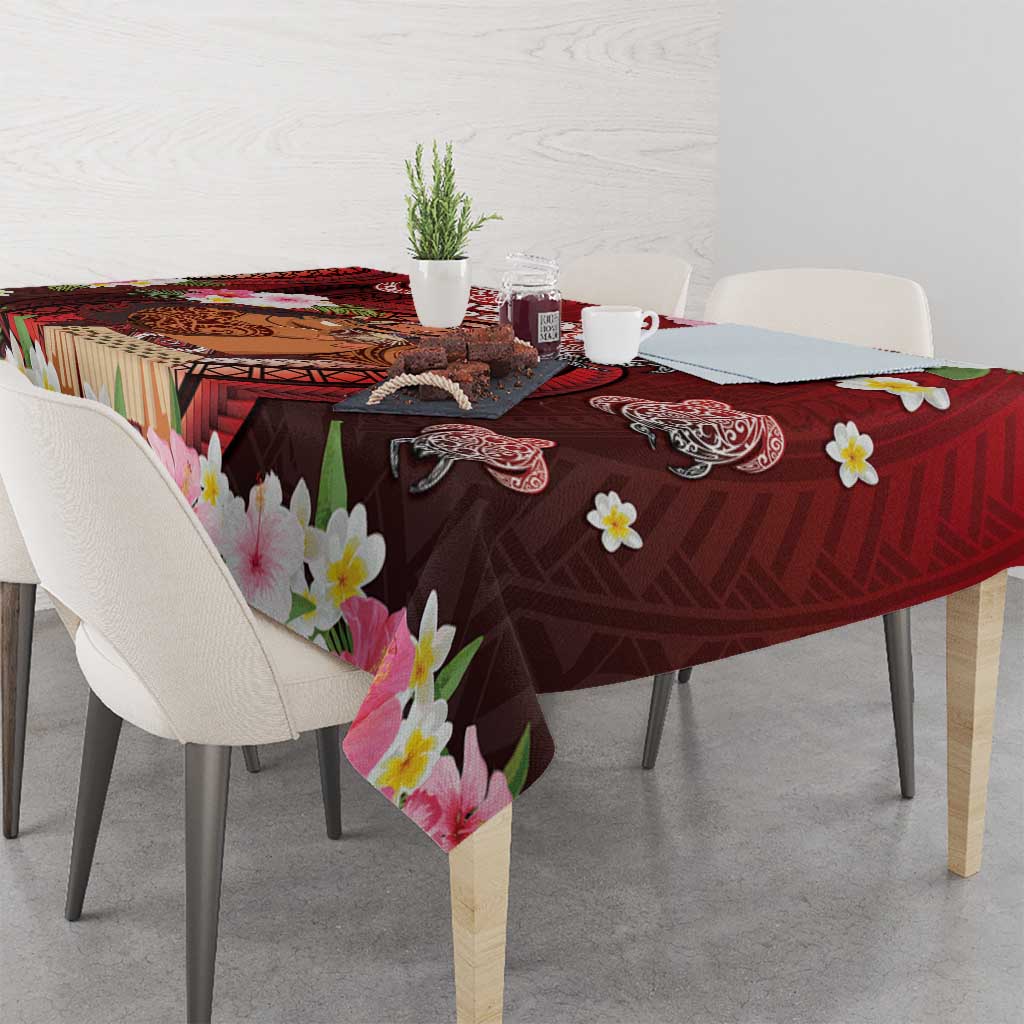 New Zealand Father's Day Tablecloth Happy Father And Child