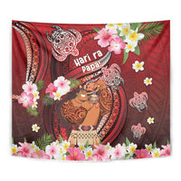 New Zealand Father's Day Tapestry Happy Father And Child