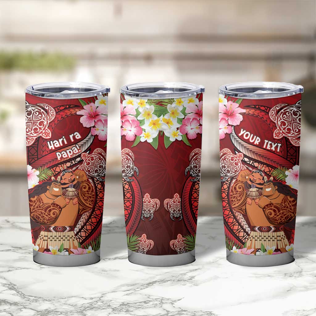 Personalised New Zealand Father's Day Tumbler Cup Happy Father And Child