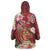 Personalised New Zealand Father's Day Wearable Blanket Hoodie Happy Father And Child