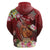 Personalised New Zealand Father's Day Zip Hoodie Happy Father And Child