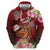 Personalised New Zealand Father's Day Zip Hoodie Happy Father And Child