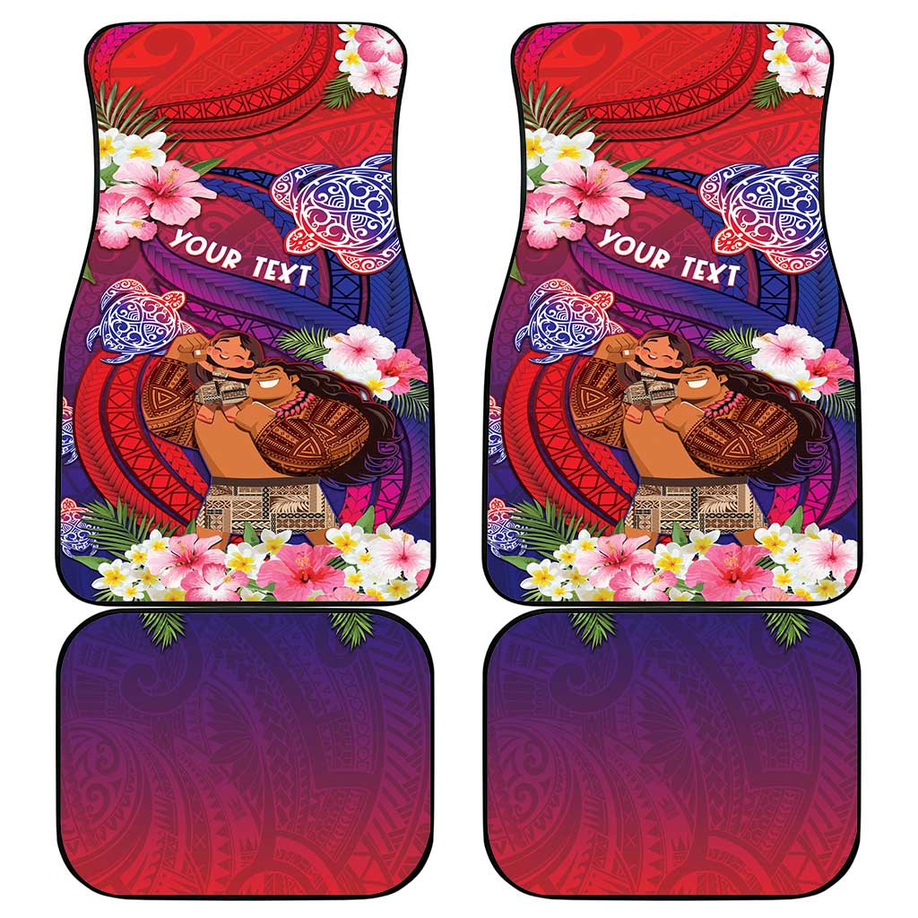 Samoa Father's Day Car Mats Happy Father And Child