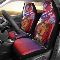 Samoa Father's Day Car Seat Cover Happy Father And Child