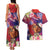 Personalised Samoa Father's Day Couples Matching Tank Maxi Dress and Hawaiian Shirt Happy Father And Child