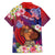 Personalised Samoa Father's Day Family Matching Tank Maxi Dress and Hawaiian Shirt Happy Father And Child