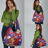 Samoa Father's Day Grocery Bag Happy Father And Child