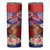 Personalised Samoa Father's Day Skinny Tumbler Happy Father And Child