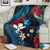 Hawaii Butterfly Blanket Kanaka Maoli Mix Hibiscus