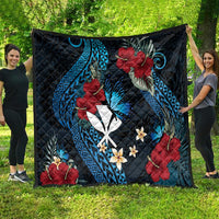 Hawaii Butterfly Quilt Kanaka Maoli Mix Hibiscus