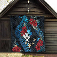Hawaii Butterfly Quilt Kanaka Maoli Mix Hibiscus