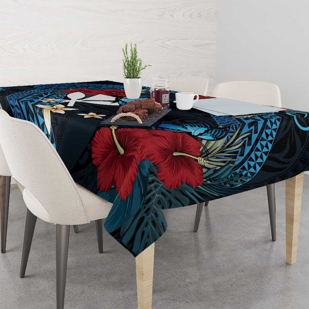 Hawaii Butterfly Tablecloth Kanaka Maoli Mix Hibiscus