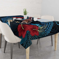 Hawaii Butterfly Tablecloth Kanaka Maoli Mix Hibiscus