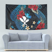 Hawaii Butterfly Tapestry Kanaka Maoli Mix Hibiscus