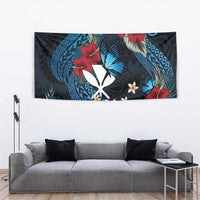 Hawaii Butterfly Tapestry Kanaka Maoli Mix Hibiscus