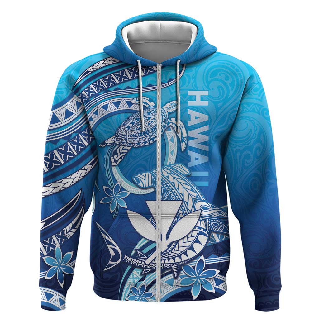 Hawaii Hoodie Turtle With Hammerhead Shark Oceanic