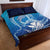 Hawaii Quilt Bed Set Turtle With Hammerhead Shark Oceanic