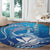 Hawaii Round Carpet Turtle With Hammerhead Shark Oceanic