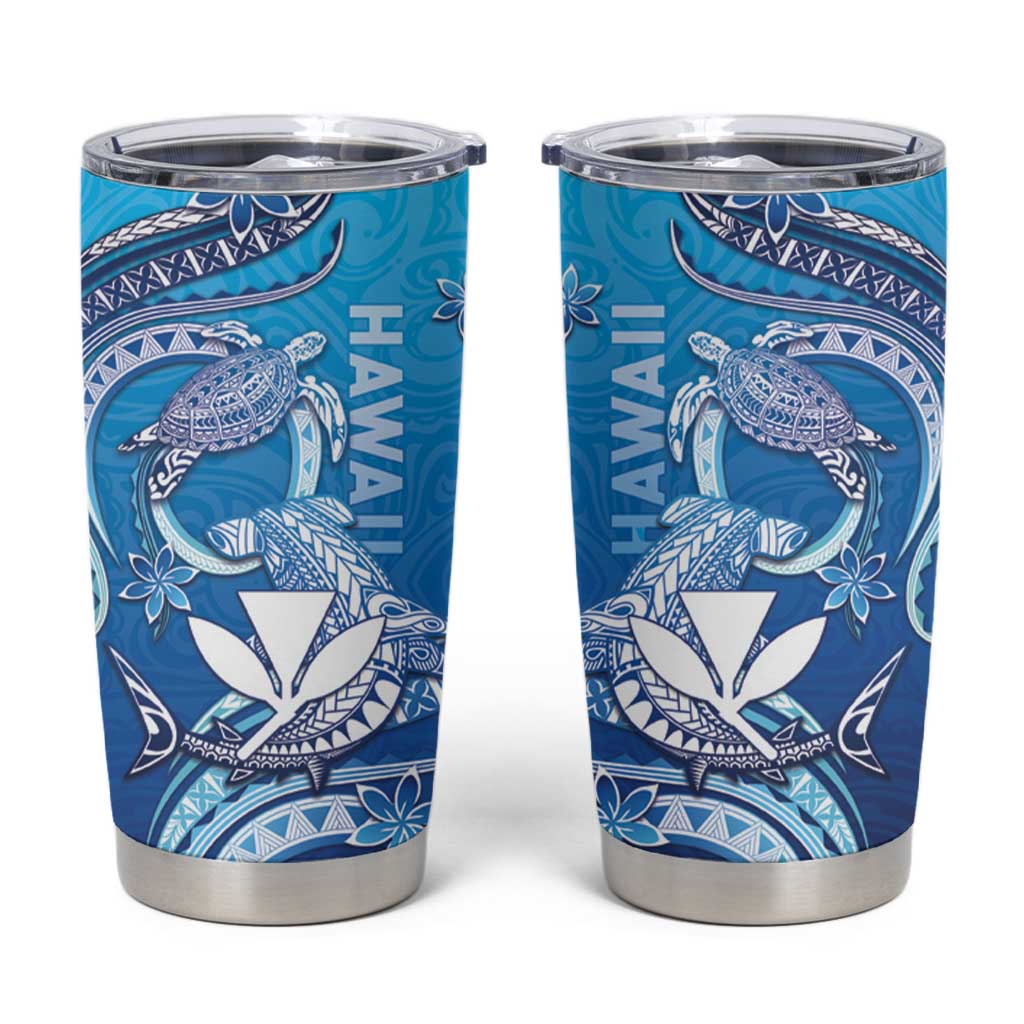 Hawaii Tumbler Cup Turtle With Hammerhead Shark Oceanic