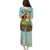 Hawaii Lei Day Family Matching Puletasi and Hawaiian Shirt Hula Girl With Tropical Forest